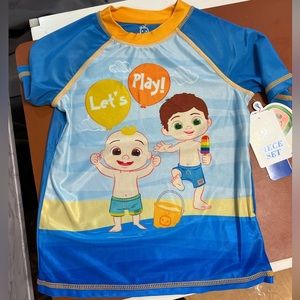 Cocomelon toddler boys 2 piece swimsuit